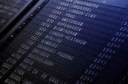 Vignette carrée infos vols temps réel