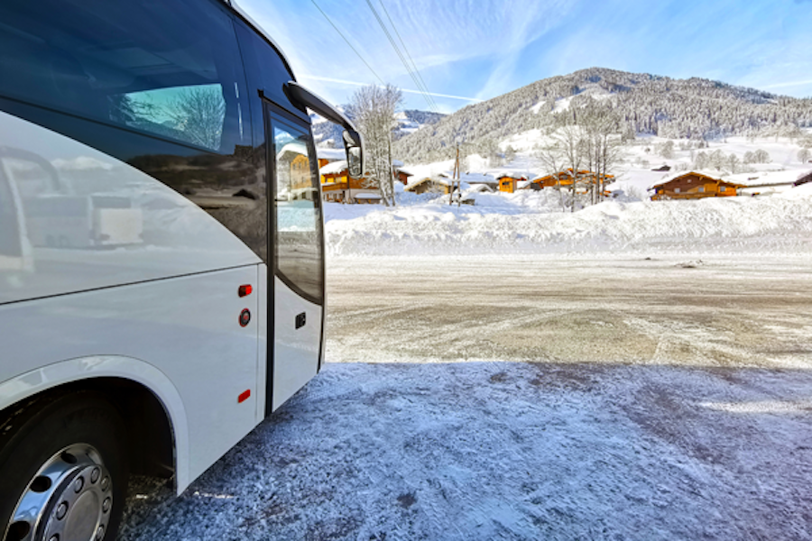 accès navette ski