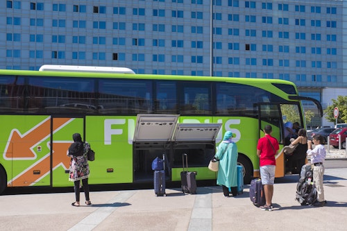 accès transporteur Flixbus Lyon aéroport