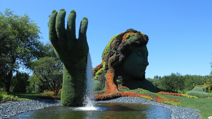 Jardin botanique de Montréal au Canada
