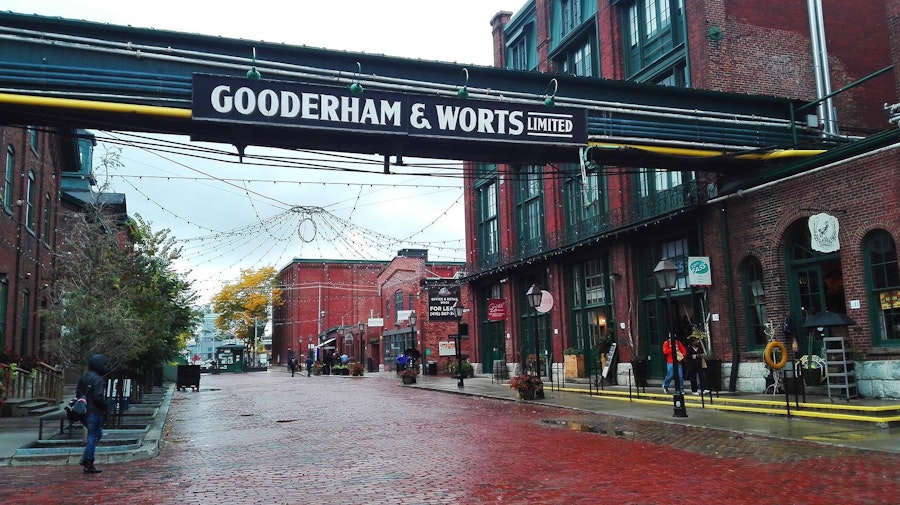 Quartier des distilleries à Toronto