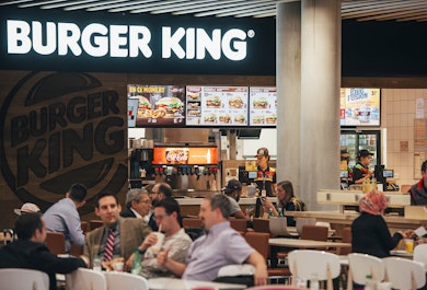 restaurants burger king lyon aéroport