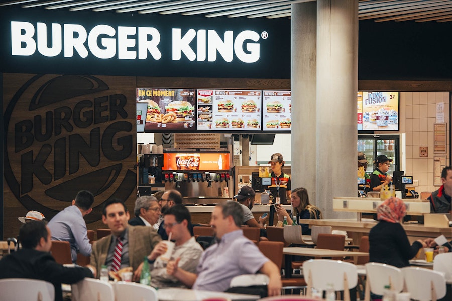 restaurants burger king lyon aéroport