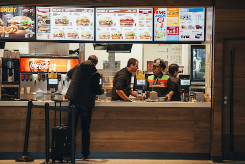 commerces restaurants burgerking lyon aéroport