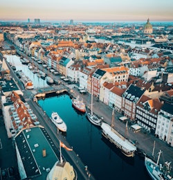 Danemark vue de Copenhague