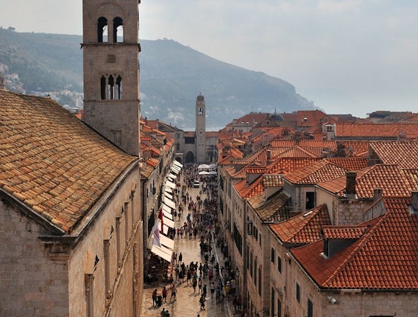 Destination Dubrovnik Stradun Tour de l'Horloge