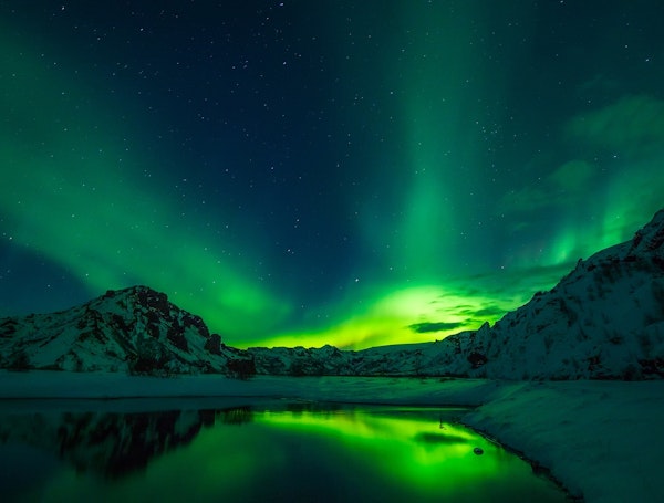 Destination Reykjavik Islande Aurores boréales