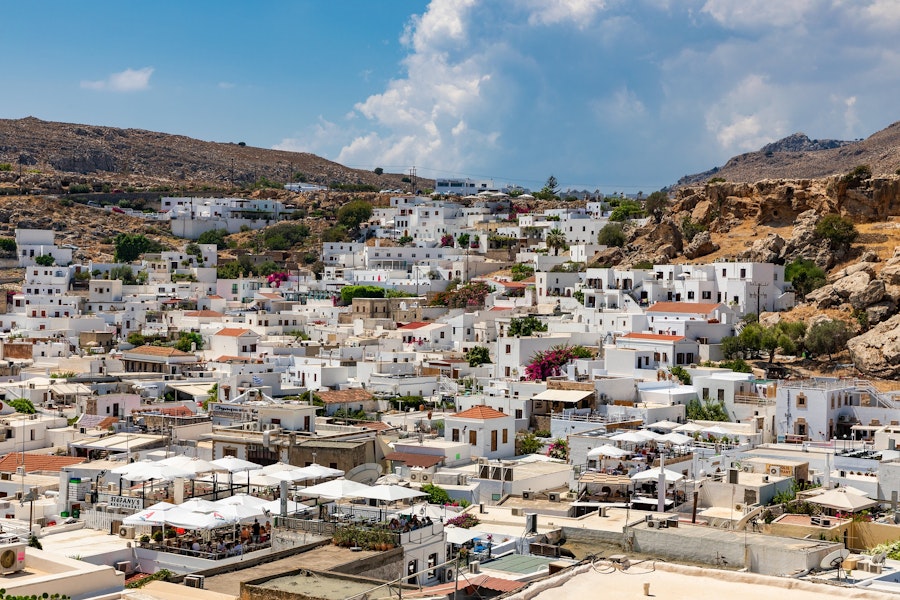 Village de Lindos à Rhodes