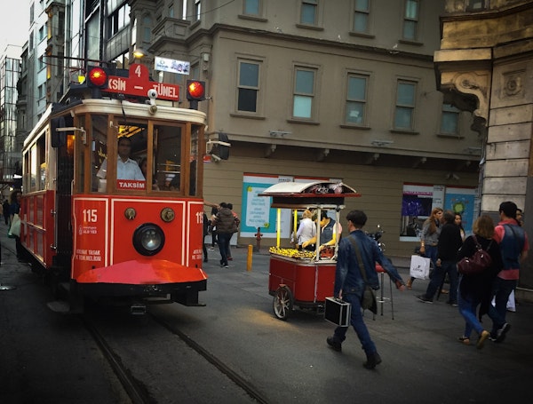 Istanbul Tram Taksim 