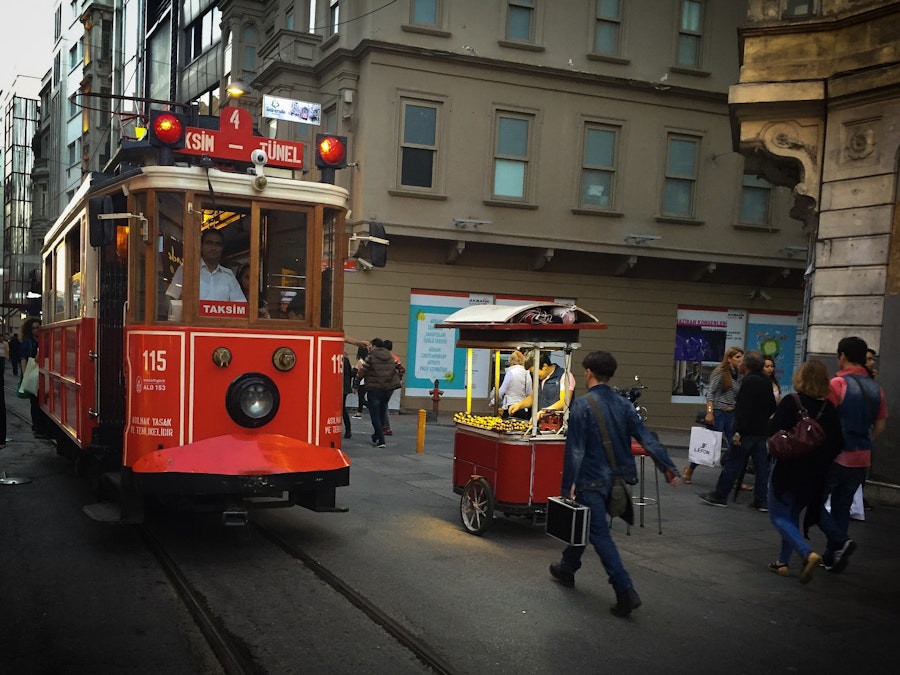 Istanbul Tram Taksim 