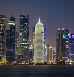 Vue de Doha au Quatar