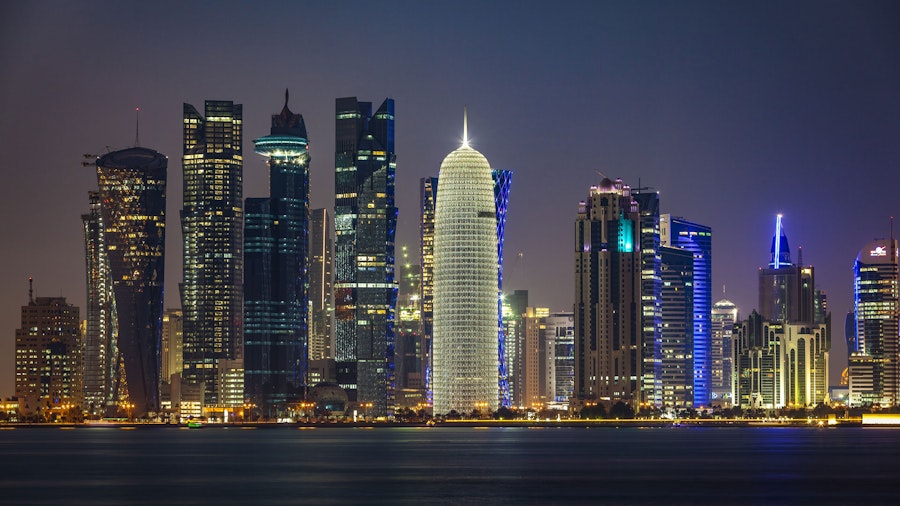 Vue de Doha au Quatar