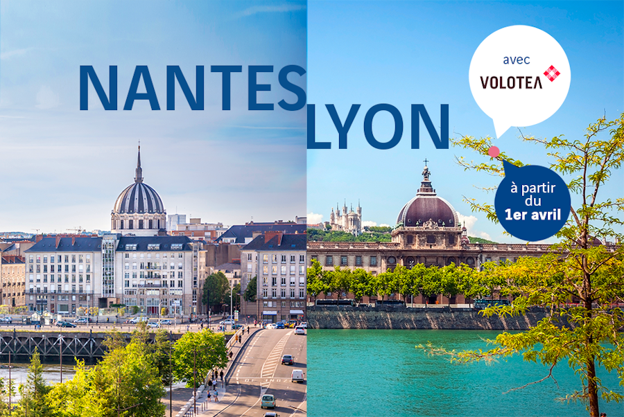 Volotea ouvre une ligne vers Nantes au départ de Lyon