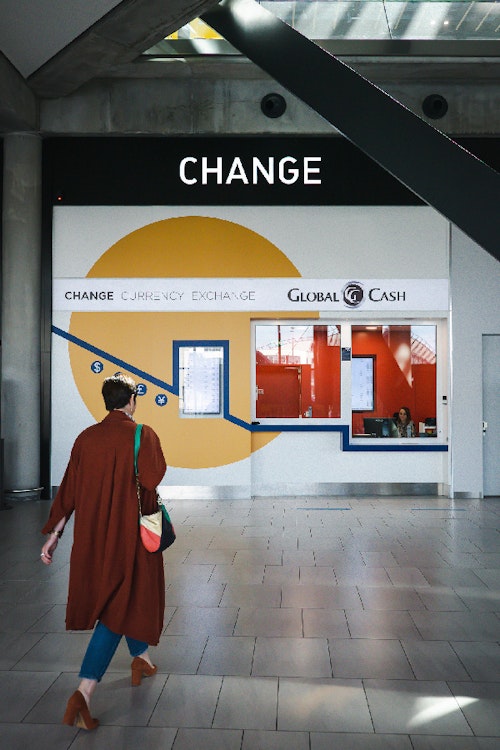 Bureau de change Global Cash, Lyon Aéroport