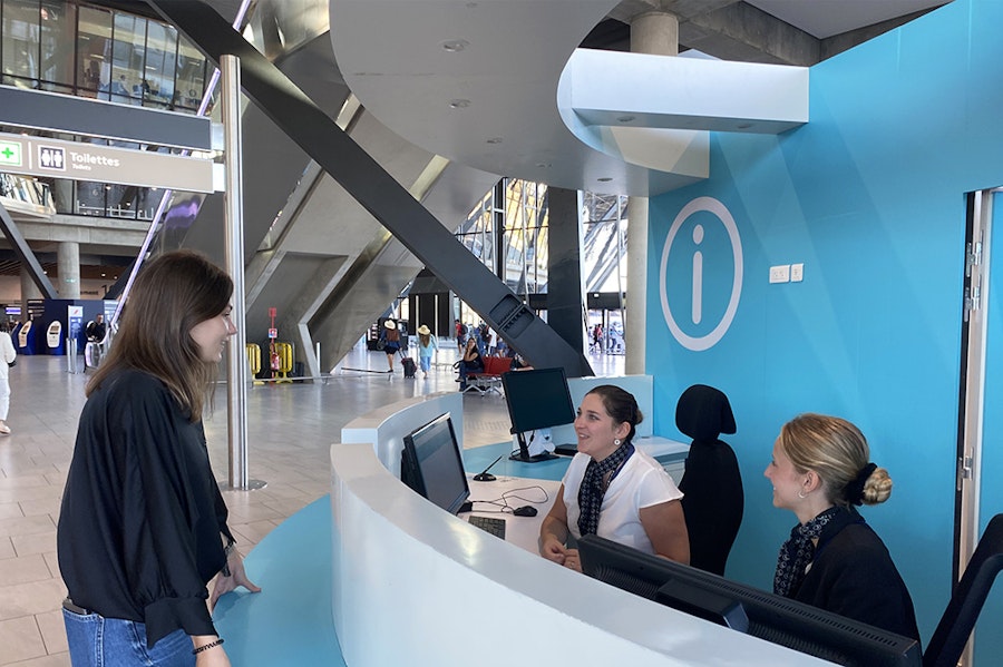 Point information passager