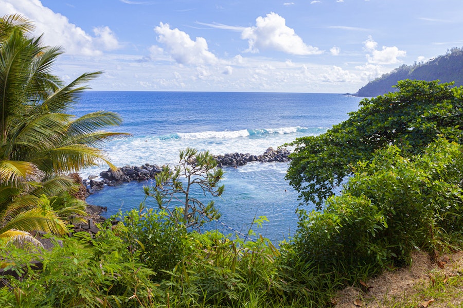La Réunion, plage, différents climats