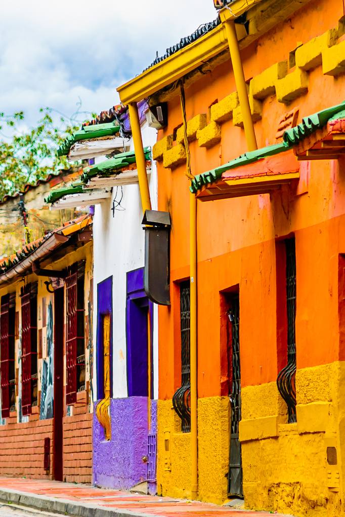 rue colorée bogota