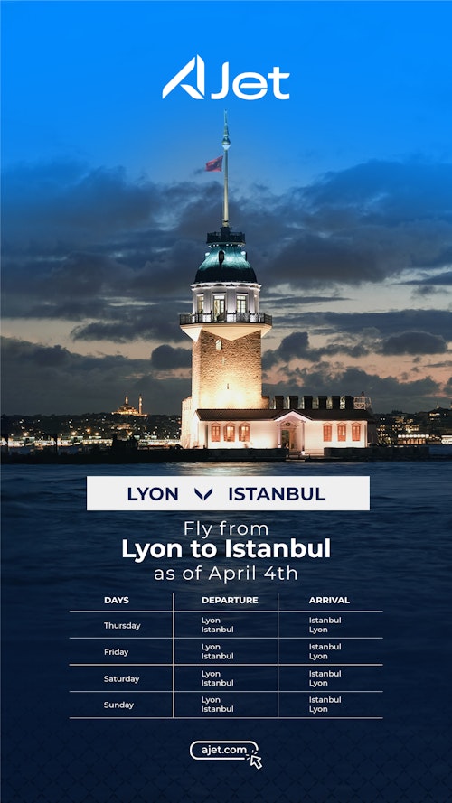 Programme Lyon - Istanbul AJet