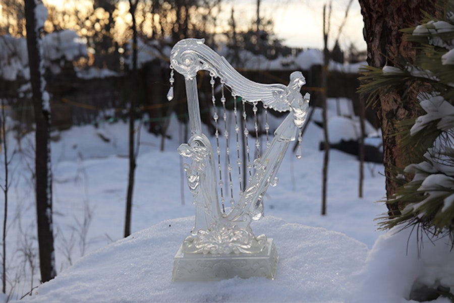 instrument musique glace neige