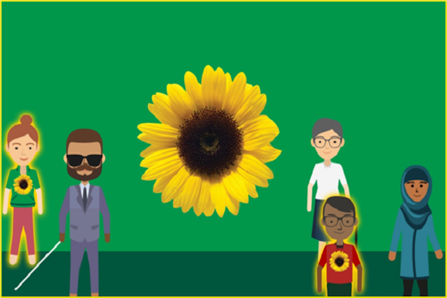 Hidden disabilities sunflower