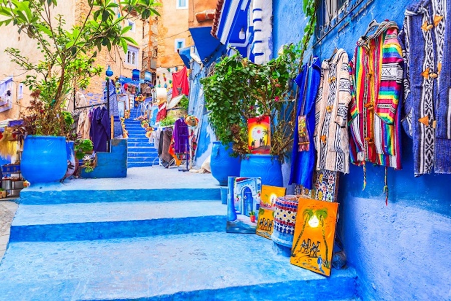 Maroc Chefchaouen ville bleu inspiration