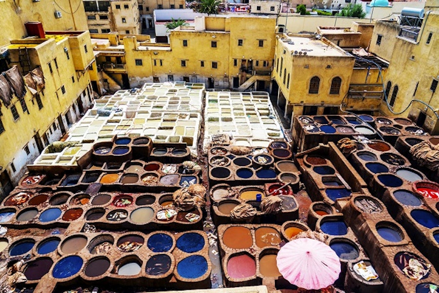Maroc Fès ville couleur inspiration