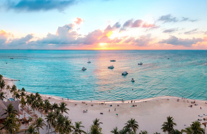 Mexique Cancun plage ville