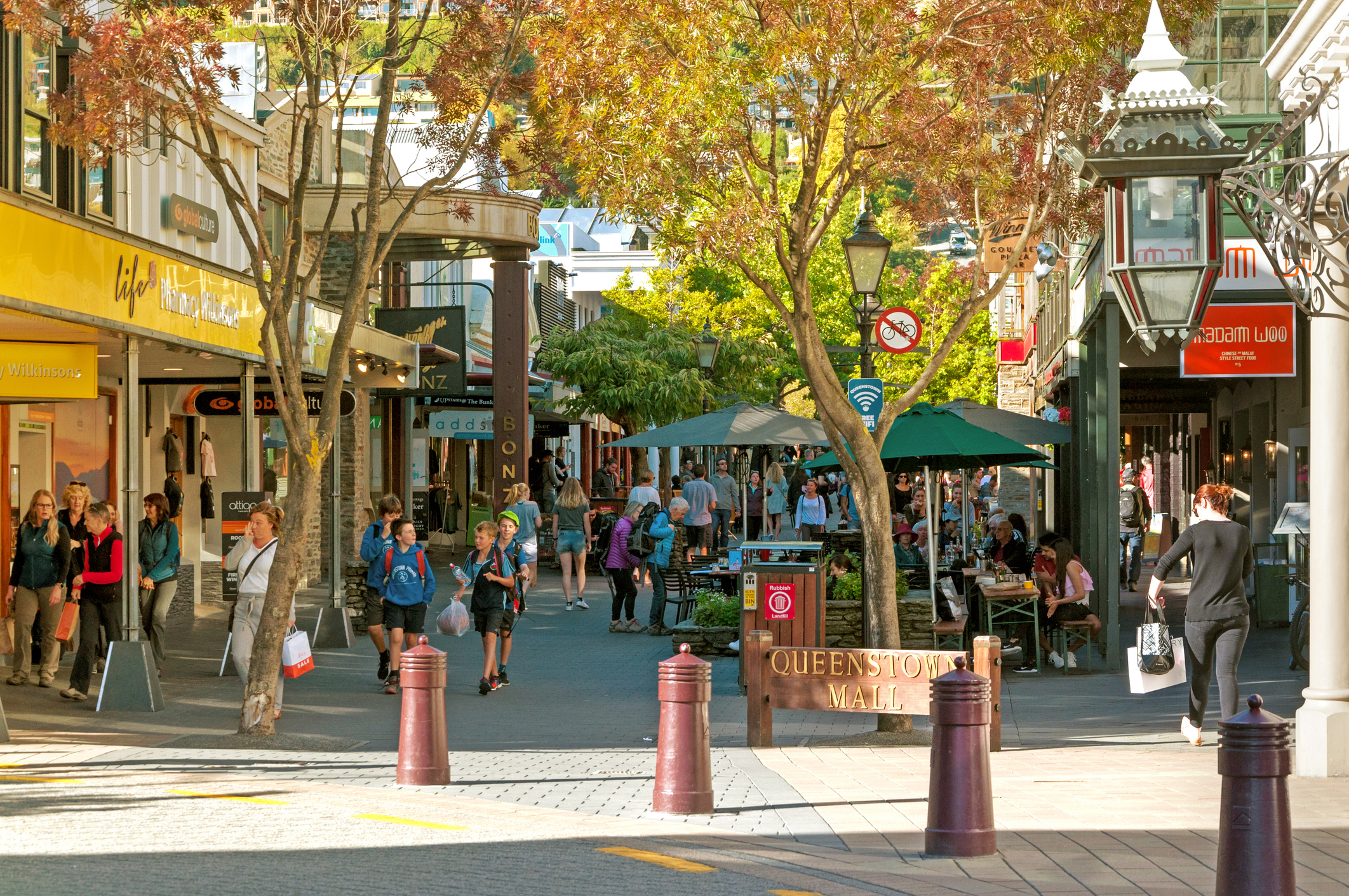 Centre ville de Queenstown