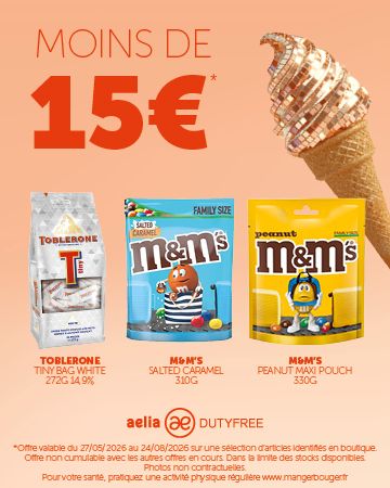 Promos Aelia Duty Free Ete 2026