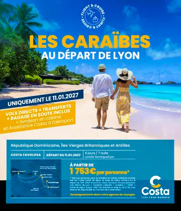 Promo Costa Caraïbes 2027
